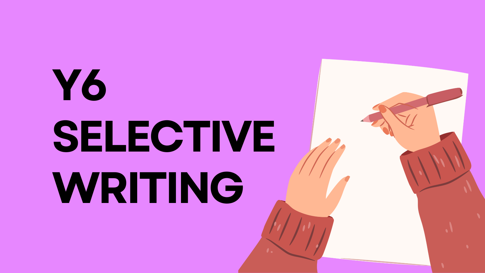 Y6 Double Edit Writing | Saturday F2F 10:00-11:00am